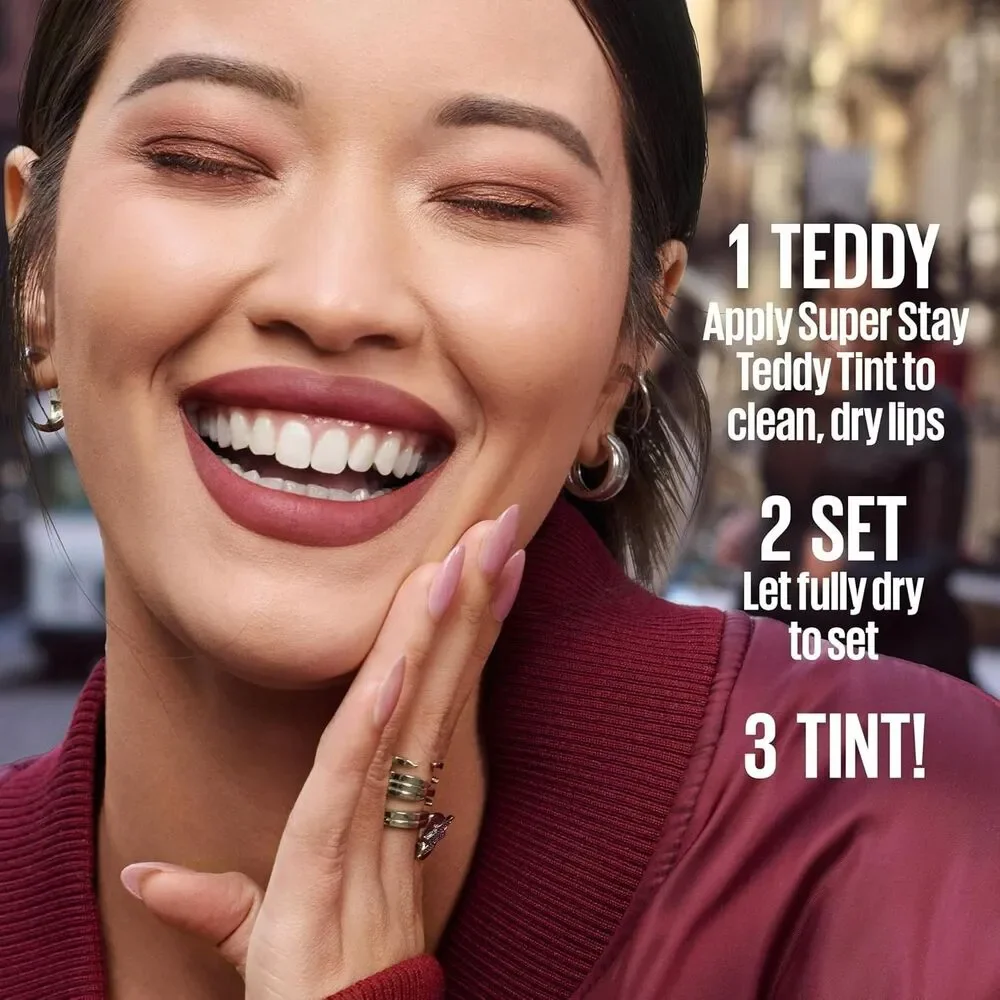 MAYBELLINE Super Stay Teddy Lip Tint Matte Lipstick Soft Era 12HR Wear 1 Count